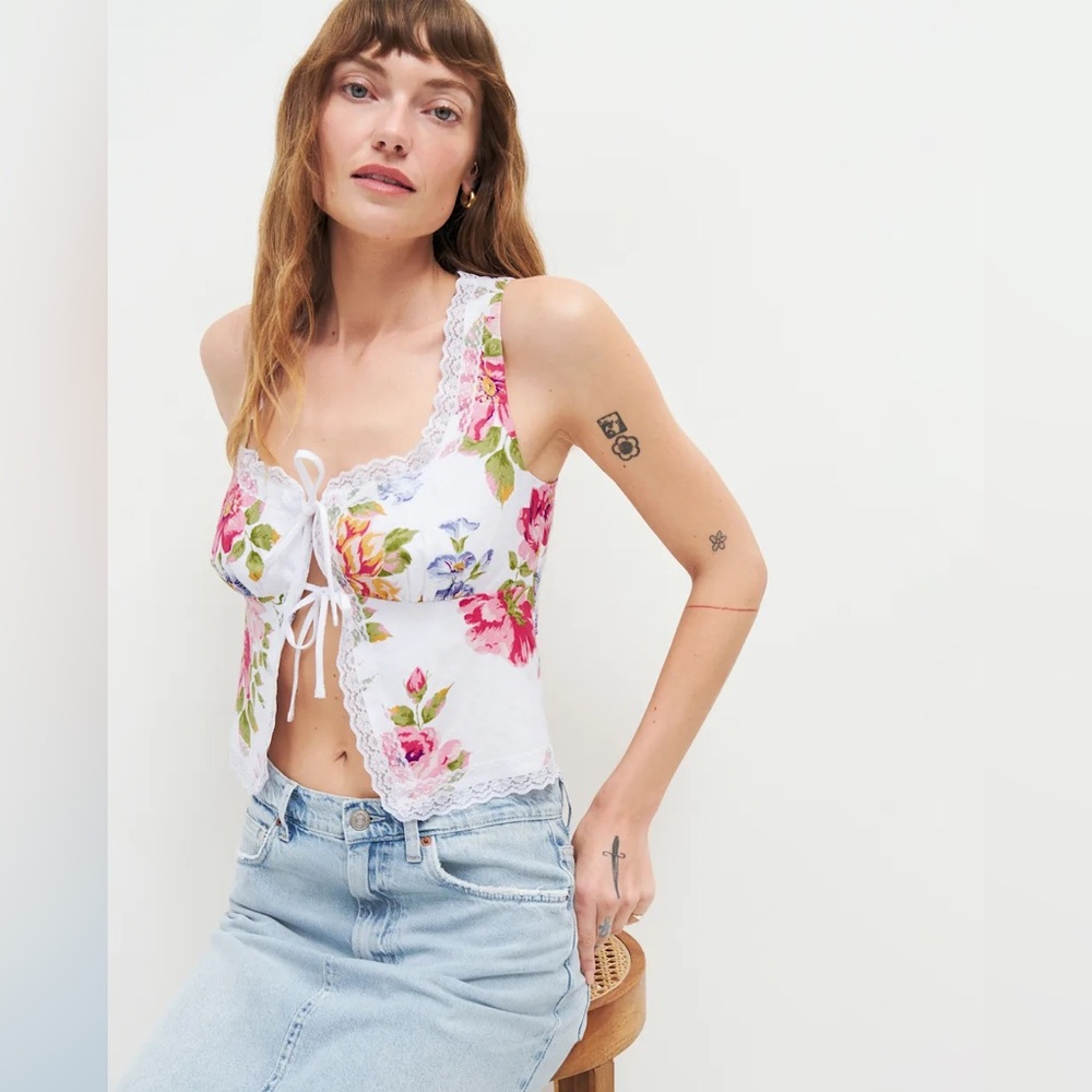 Reformation Rosalie top